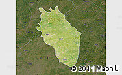 Satellite Map of Kaithal, darken