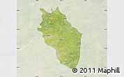 Satellite Map of Kaithal, lighten