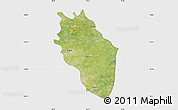 Satellite Map of Kaithal, single color outside