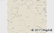 Shaded Relief Map of Kaithal