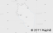 Silver Style Map of Kaithal, single color outside
