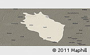 Shaded Relief Panoramic Map of Kaithal, darken