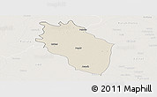 Shaded Relief Panoramic Map of Kaithal, lighten
