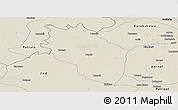 Shaded Relief Panoramic Map of Kaithal
