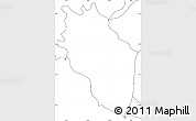 Blank Simple Map of Kaithal, no labels