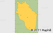 Savanna Style Simple Map of Kaithal, cropped outside