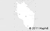 Silver Style Simple Map of Kaithal