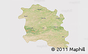 Satellite 3D Map of Sirsa, cropped outside