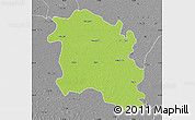 Physical Map of Sirsa, desaturated