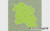 Physical Map of Sirsa, semi-desaturated