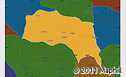 Political Map of Sonipat, darken