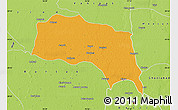Political Map of Sonipat, physical outside
