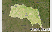 Satellite Map of Sonipat, darken