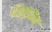Satellite Map of Sonipat, desaturated