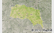 Satellite Map of Sonipat, semi-desaturated