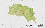 Satellite Map of Sonipat, single color outside