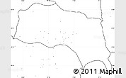 Blank Simple Map of Sonipat, no labels