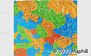 Political 3D Map of Himachal Pradesh