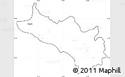 Blank Simple Map of Lahul and Spiti, cropped outside