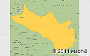 Savanna Style Simple Map of Lahul and Spiti