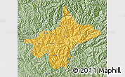 Savanna Style Map of Shimla