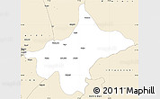 Classic Style Simple Map of Shimla