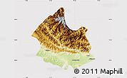 Physical Map of Sirmaur (Nahan), cropped outside