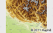 Physical Map of Sirmaur (Nahan)