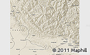 Shaded Relief Map of Sirmaur (Nahan)