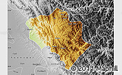 Physical Map of Solan, desaturated