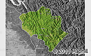 Satellite Map of Solan, desaturated