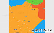 Political Simple Map of Solan