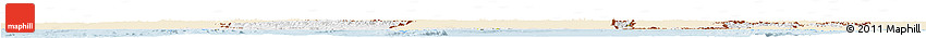 Classic Style Horizon Map of India, single color outside