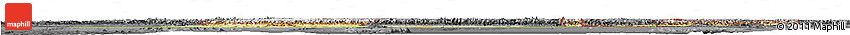 Physical Horizon Map of India, darken, desaturated