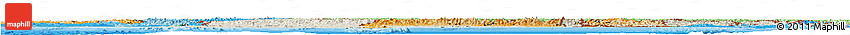 Shaded Relief Horizon Map of India, political shades outside, shaded relief sea