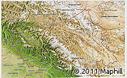 Satellite 3D Map of Jammu and Kashmir