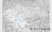 Silver Style Map of Baramula (Kashmir North)