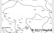 Blank Simple Map of Baramula (Kashmir North)