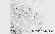 Physical 3D Map of Ladakh (Leh), lighten, semi-desaturated