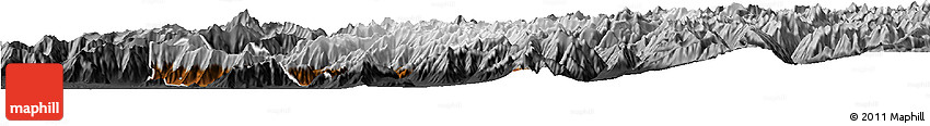 Physical Horizon Map of Srinagar, darken, desaturated Physical Horizon Map of Srinagar, darken, desaturated