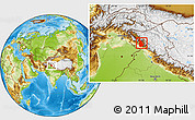 Physical Location Map of Udhampur