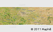 Satellite Panoramic Map of Bangalore Urban