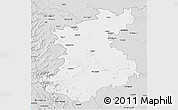 Silver Style 3D Map of Belgaum