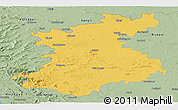 Savanna Style Panoramic Map of Belgaum