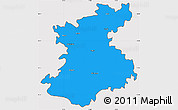 Political Simple Map of Belgaum, cropped outside