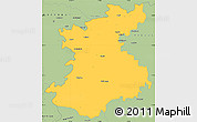 Savanna Style Simple Map of Belgaum