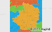 Political 3D Map of Bijapur
