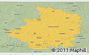 Savanna Style Panoramic Map of Bijapur