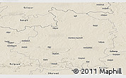 Shaded Relief Panoramic Map of Bijapur