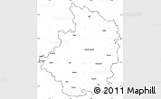 Blank Simple Map of Bijapur, cropped outside
